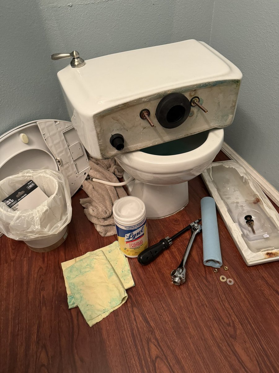 Happy Weekend! Woke up to 1/2” of water in the downstairs bathroom due to an aged gasket. Ah yes, the amazing moments to home ownership.