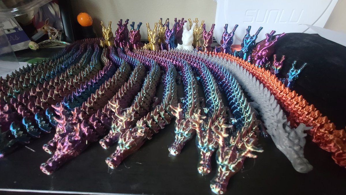 Ray67110's tweet photo. #monkeyshine2024 ready for a walk be on the look out for these dragons. More on the way. https://t.co/GYEORVlO7O