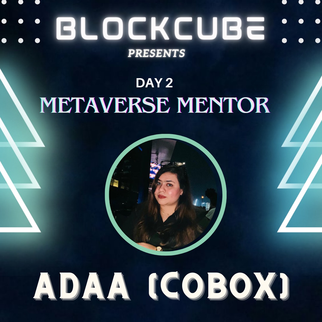 COBOXmetaverse's tweet image. Cobox Metaverse bringing No Code Metaverse Build your own Metaverse Less than 5 min Technology that simplify meets innovation crafting Minus the Coding Complexities
[Adaa Global Director ]
hack2skill.com/hack/blockcube1
thecobox.org