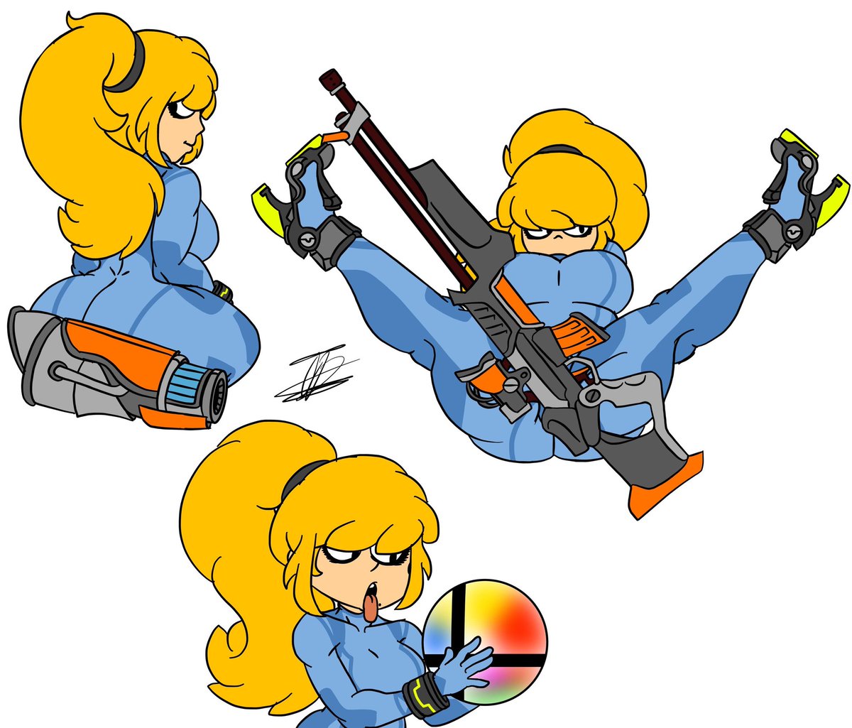 BlindStash's tweet photo. Please draw wide load Samus 👀 https://t.co/ObcUN8gojI