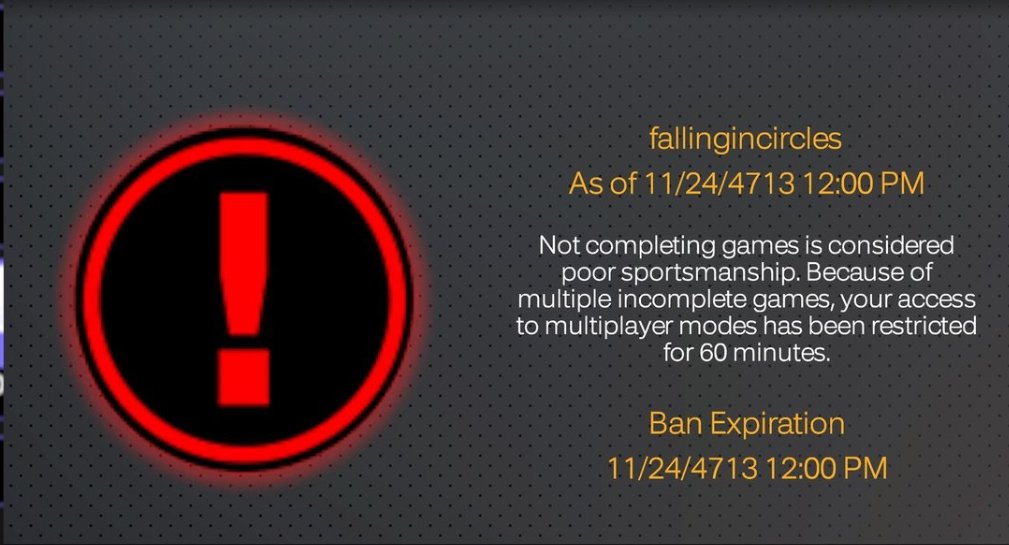 Time for us to push for positive change...

If you want "bans for quits" completely removed from MyTeam...

Like and Retweet.