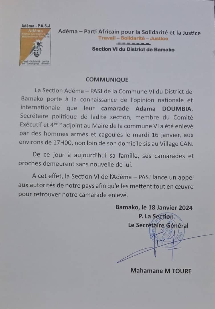 La dictature fait son chemin dans le Mali Koura dec5 cols et Chaud Geulle