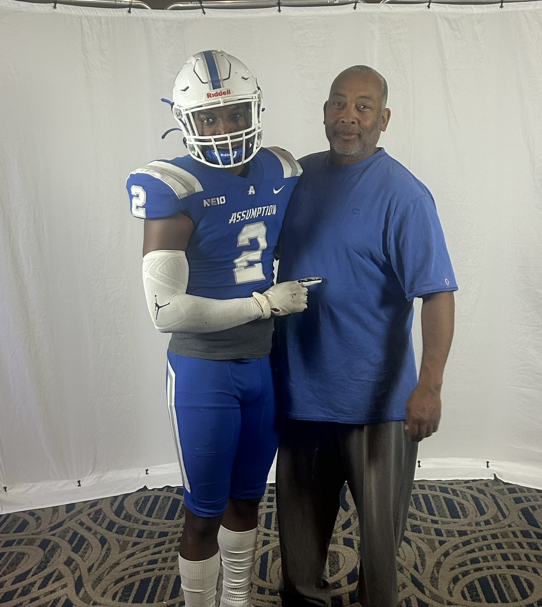 Had a great visit to Assumption University. Thank you <a href="/CoachCalebKoval/">Caleb Koval</a> and coaches for your hospitality and the invite.