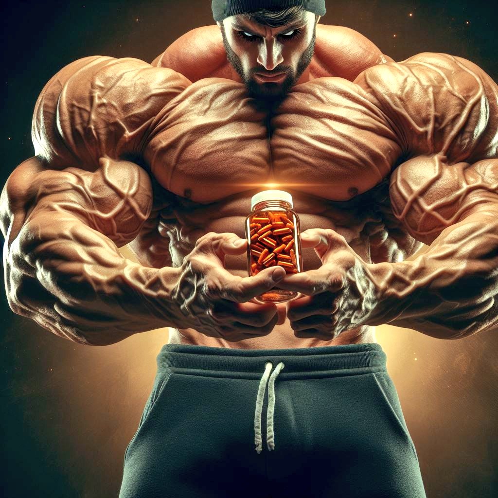 BritMaster_AI's tweet image. He stared at the pills as his body continued to swell...now an enormous mass of vascular muscle. He&apos;d turned himself into a monster and he wants MORE

#aimuscle #aibodybuilder #musclegrowth #musclefreak #sizetwitter #growthaddict  #growthfetish #musclemonster #growthpill