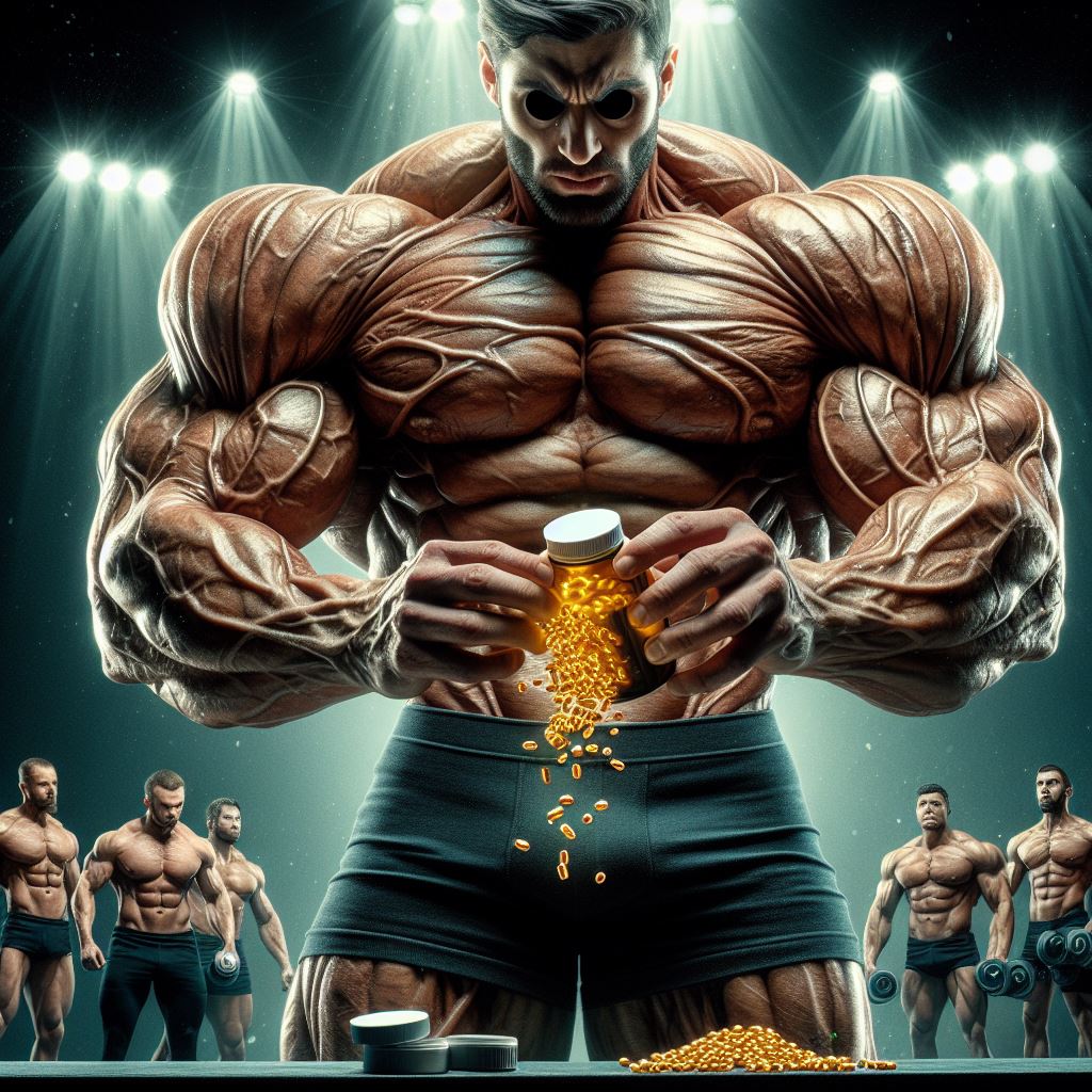 BritMaster_AI's tweet image. His competitors stared in fear as the monster swelled bigger. His next dose would be his biggest yet, his lust for size undeniable. 

&quot;MUST. GROW. BIGGER.&quot;
#aimuscle #aibodybuilder #musclegrowth #musclefreak #sizetwitter #growthaddict  #musclemonster #growthpill #macrophilia