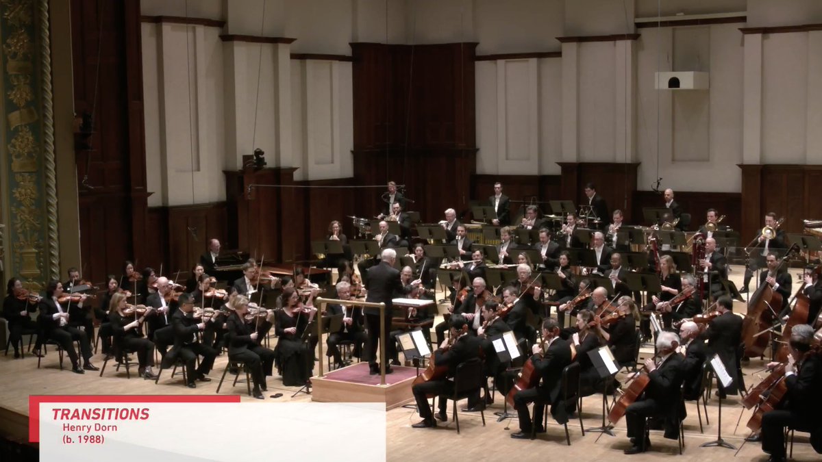 Streaming now on #DSOLive: Henry Dorn's “Transitions” conducted by @OsmoVanska. Watch now >> dso.org/watch/2835418