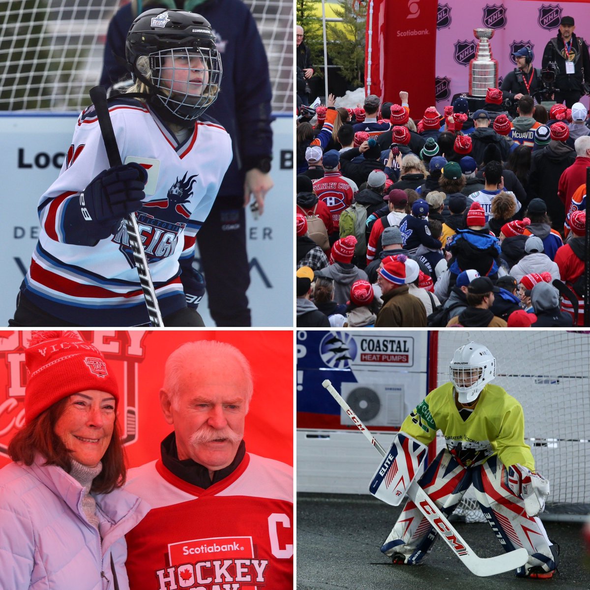 HockeyCanada's tweet photo. Celebrating the game we love in the @CityofVictoria. 🏒
 
Célébration du sport que nous aimons à Victoria. 🏒
 
#HockeyDayInCanada | #JournéeDuHockeyAuCanada https://t.co/nHxjUZtcxq