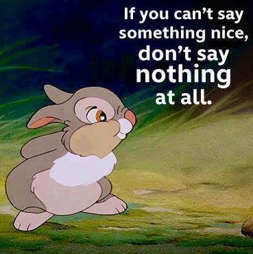 rewildplay's tweet image. There is no excuse for rudeness, taunting or belittling to children when you are an adult, especially when they look up to you. 

Remember the wise words of Thumper 👇👇