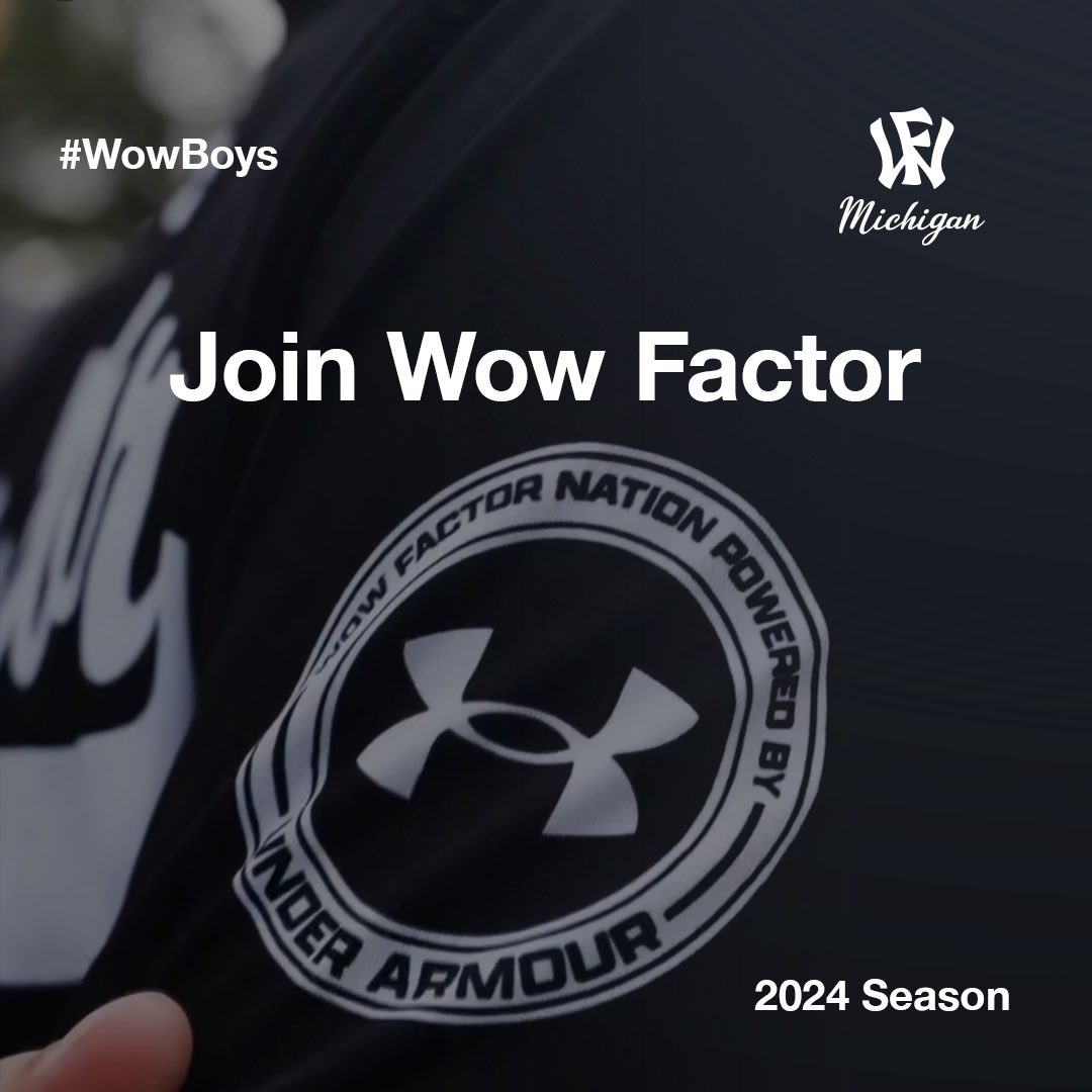 High School Players … we are still looking to fill a few spots for the summer. Pitchers and hitters. Full time and part time players are both welcome. Let’s talk! Join Wow Factor Michigan: wowfactormichigan.com/tryout/ #WowBoys