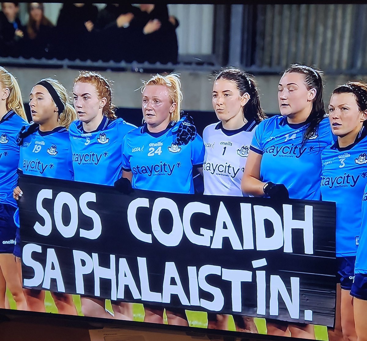 Thank you Dublin Ladies.

Don’t stop talking about Gaza.