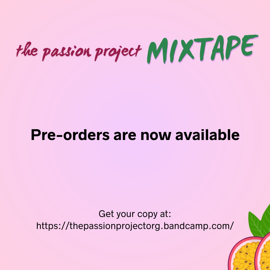Have you pre-ordered our mixtape yet? REMINDER: all proceeds go to @MasksForLondon as we are in the second largest surge since the pandemic started in 2020. Stay safe and support shielding artists. thepassionprojectorg.bandcamp.com