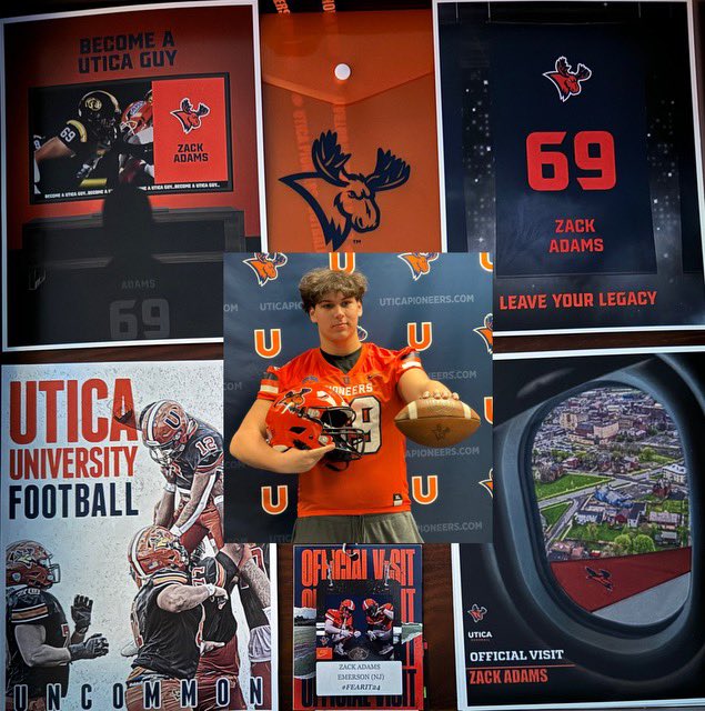 Zack Adams (@zackadams_06) on Twitter photo I had a great time visiting <a href="/Utica_Football/">Utica Football</a> and learning about the campus. Thanks to @Bzenelovic, <a href="/CoachFaggiano/">Blaise Faggiano</a>, and the players for making me feel so welcome. #FearIt24 I had a great time visiting <a href="/Utica_Football/">Utica Football</a> and learning about the campus. Thanks to @Bzenelovic, <a href="/CoachFaggiano/">Blaise Faggiano</a>, and the players for making me feel so welcome. #FearIt24