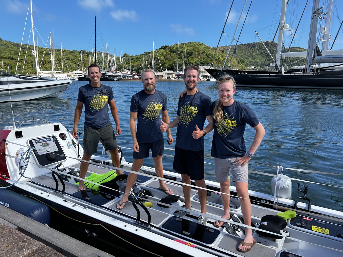 🌊🚣‍♂️ MISSION ACCOMPLISHED

Yesterday, the Foar Brothers completed their 3,000-mile row across the Atlantic Ocean!

This team dedicated their journey to raising money for Send Relief. The funds they raised will provide essential care &amp; support for refugees seeking a new beginning.