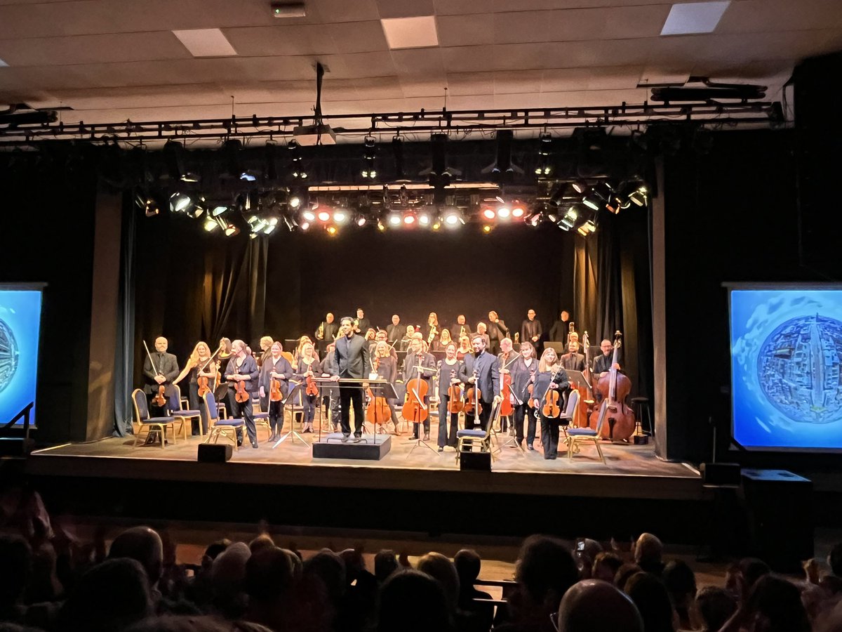 Our friends @liverpoolphil at one of our homes @theforumbarrow - welcome, welcome and a thousand welcomes. What an evening and what a start to years of music and partnership! @ace_thenorth @ace_national @WandFCouncil #LetsCreate