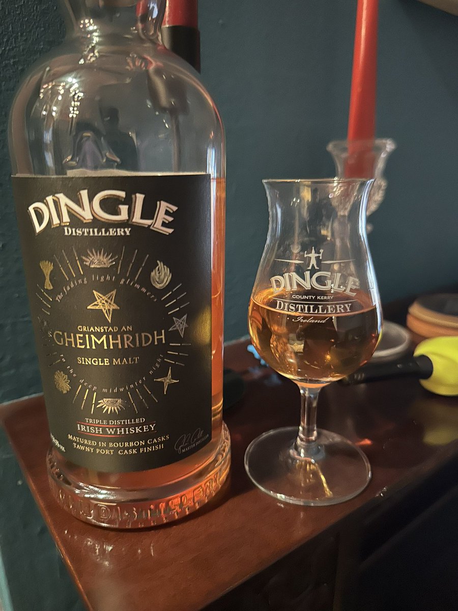 #saturdaynightsip the newest edition from @DingleWhiskey  & @Graham__Coull has probably been the hardest hit.  A very fine dram.