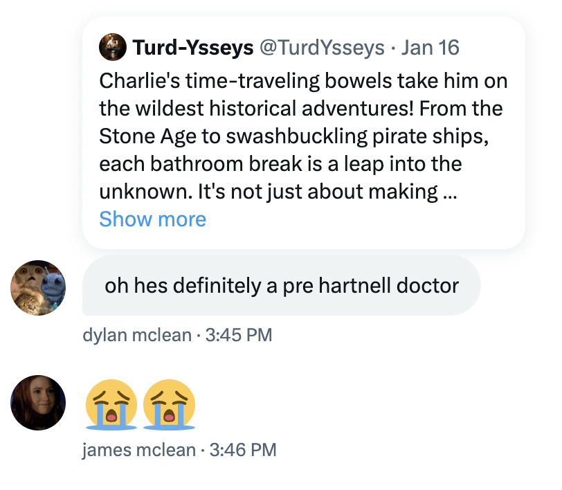 ptingstruggles's tweet photo. time and relative dimension in shit https://t.co/mwLeeSkGck