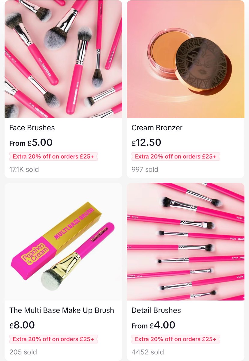 fitness_makeup's tweet photo. #Trying to #Make this a #Match #TopNotch peachesmakeup they #Only need #3More #CreamBronzers #Sold then there at #1000Sold #CanYouHelp #Recommend to a #Friend #Someone you #LOVE #SpecialFriend #FamilyMember & get there #NewBrushes #FaceBrushes #DetailBrushes #BlendingBrushes https://t.co/FkUokyR1Wr