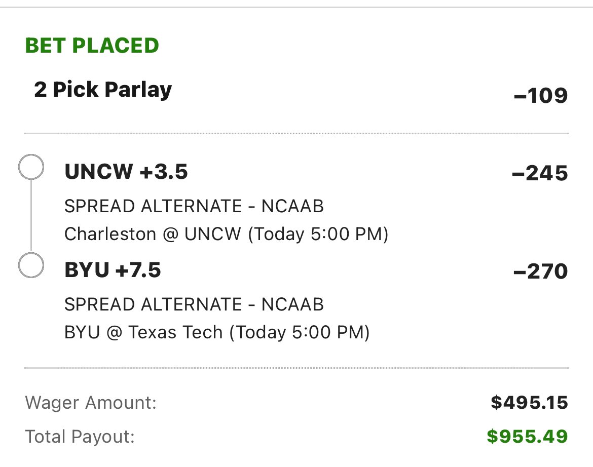 3rd bet - ladder challenge🪜

$495.15 to win $955.49

#bettingx #gamblingx #bettingtwitter #GamblingTwitter #ladderchallenge