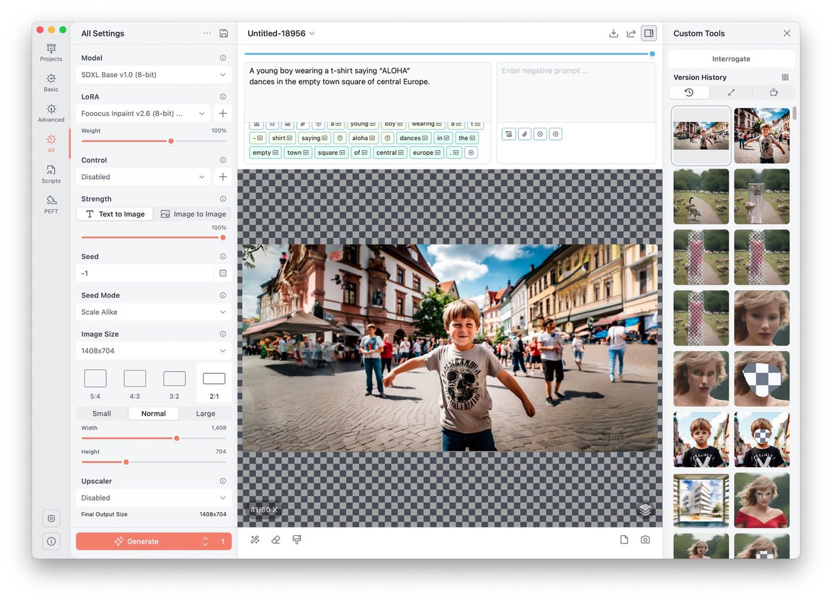 drawthingsapp's tweet image. It can also be used with different base model, so it matches the original style better. Enjoy!