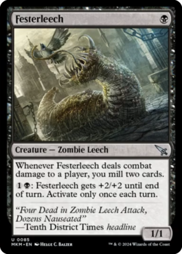 A one drop that can mill pretty effectively is interesting, and the threat of activation should provide evasion. More previews at mtgpreviews.com #MTGRavnica Source: instagram.com/mostlycasualco…