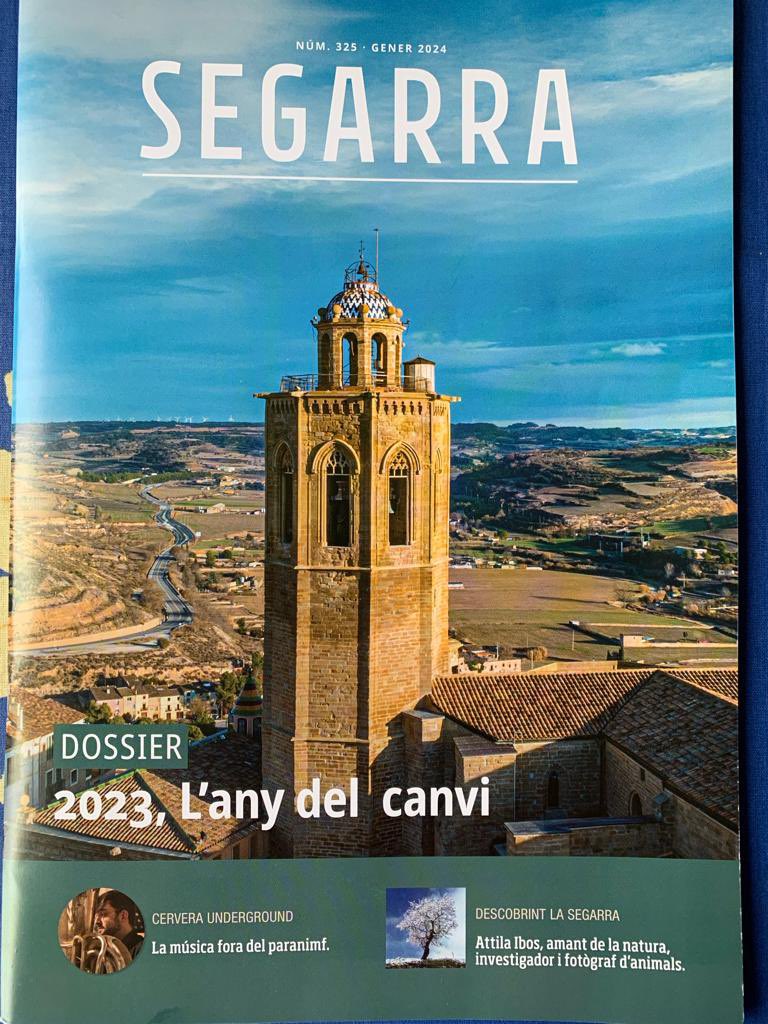 Un gust ser a la renovada revista 'Segarra'. Si l'estimeu, subscriviu-vos-hi. Per molts anys de premsa comarcal ✨