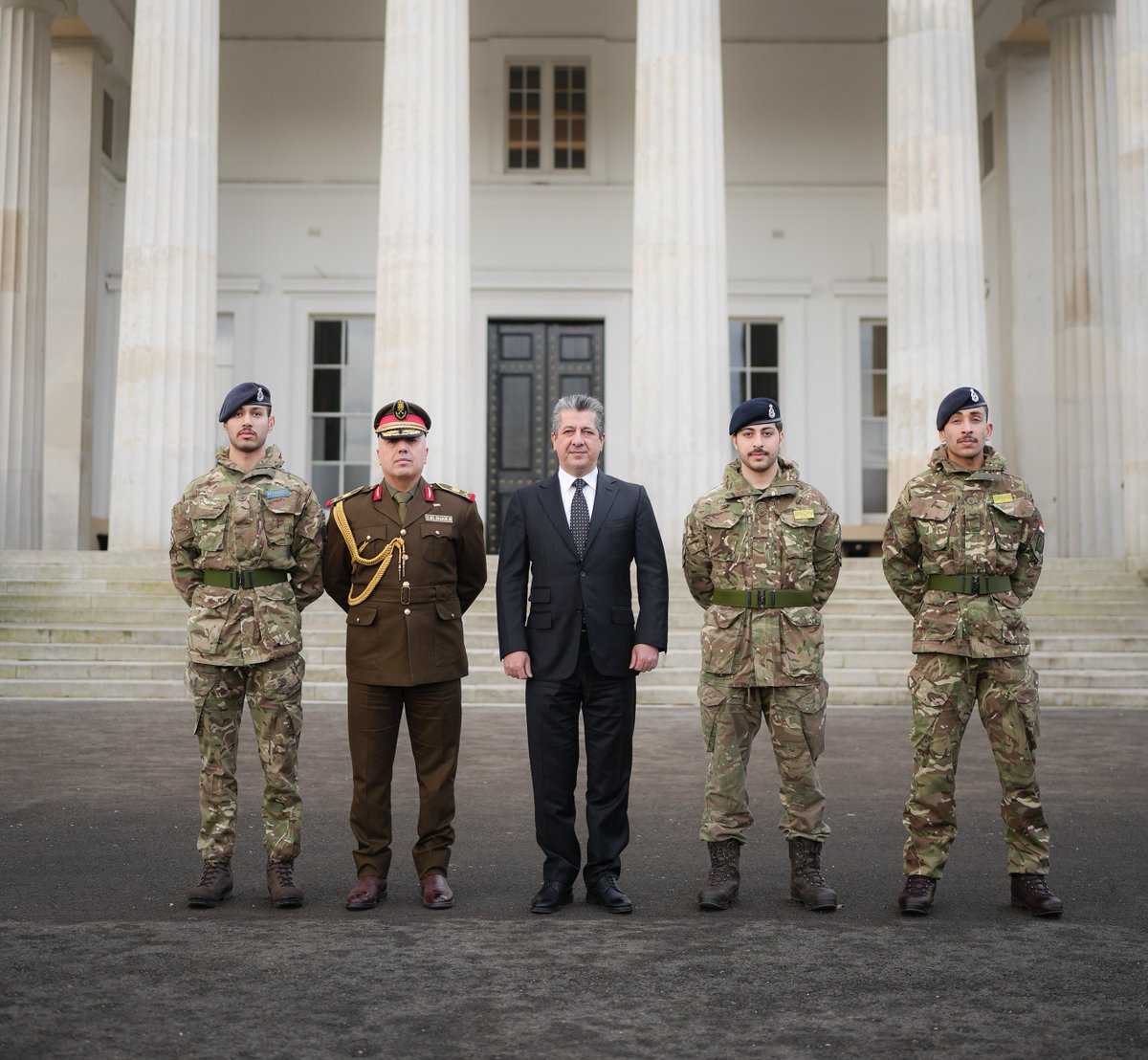 masrourbarzani's tweet photo. I’m pleased to visit RMA Sandhurst. 

Proud of our cadets -mb. https://t.co/eVccpPcVMv