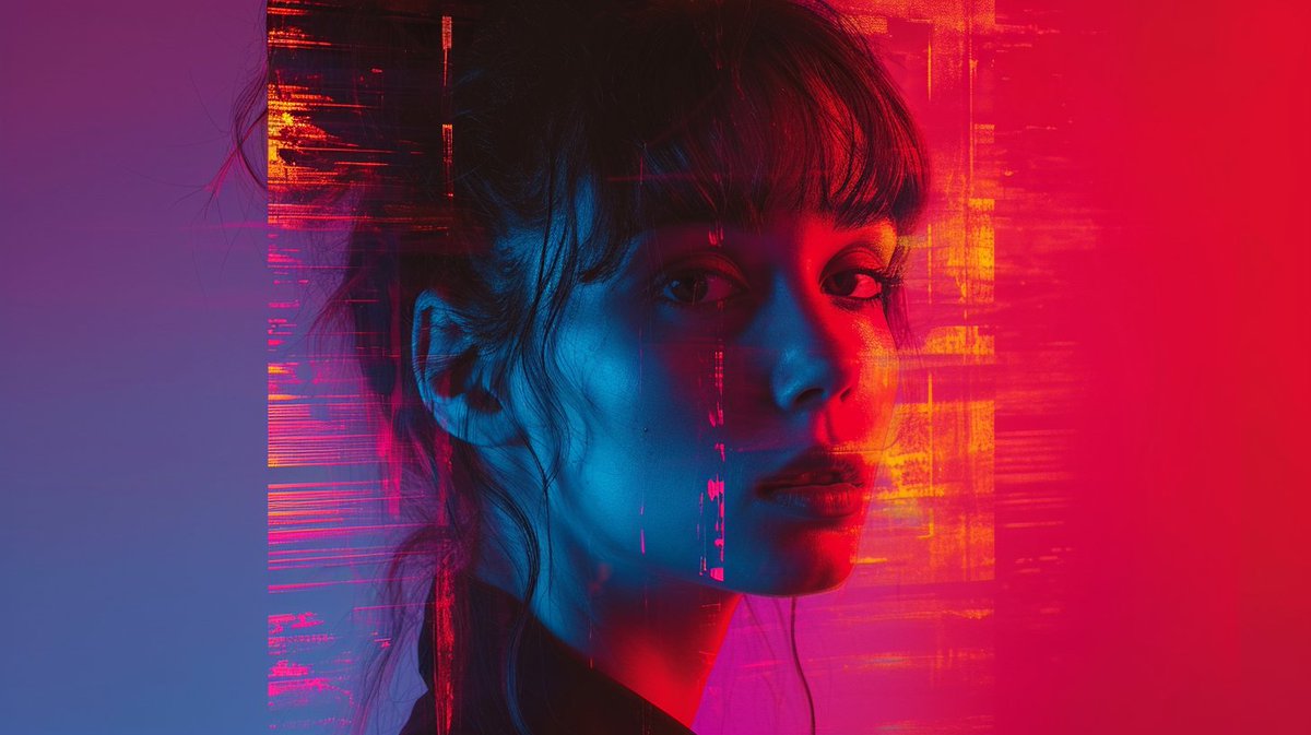 neuromorph_ai's tweet photo. In the neon-drenched haze, a siren of sound channels the disco inferno. Her gaze, a piercing melody in the smoky symphony of lights.
#NeuroAether #NeonPortrait #DiscoVibes #RetroMusic #SoundSiren #AiArt #DigitalArt #AiArtCommunity #Midjourney https://t.co/qRd7qQbj51