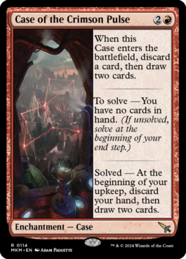 Starting to draw three a turn when you go hellbent is pretty interesting... If you can stomach a three mana Thrill. More previews at mtgpreviews.com #MTGRavnica Source: youtube.com/watch?v=CCyFZd… 🎨: @AdamPaquette