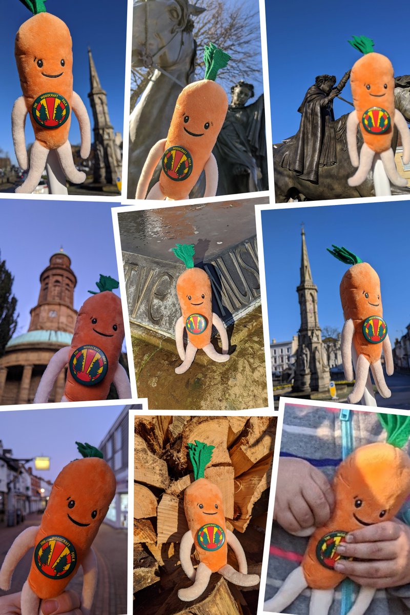 Our <a href="/woodcraftfolk/">Woodcraft Folk 🌍</a> Elfins have enjoyed restarting groupnights in the new year. Kayin (our Smiley Carrot Elfins mascot) has also enjoyed getting out and about in #Banbury; enjoying the fresh air and looking forward to new adventures in 2024. #SmileyCarrots