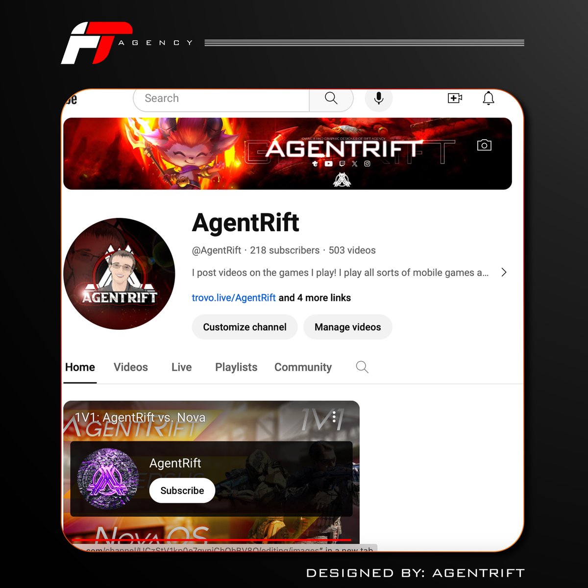 AgentRift's tweet photo. Interested in getting designs made? Hit me up on our server and we can design what you need!  

Cheap prices, professionally made, custom designs.  
Join us here: https://t.co/sZMP4TCDVe https://t.co/XvwacCQN56