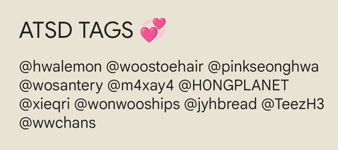 does anyone want to be added to my #atsd taglist ! i might post if i'm not feeling too sick tonight ✌🏼