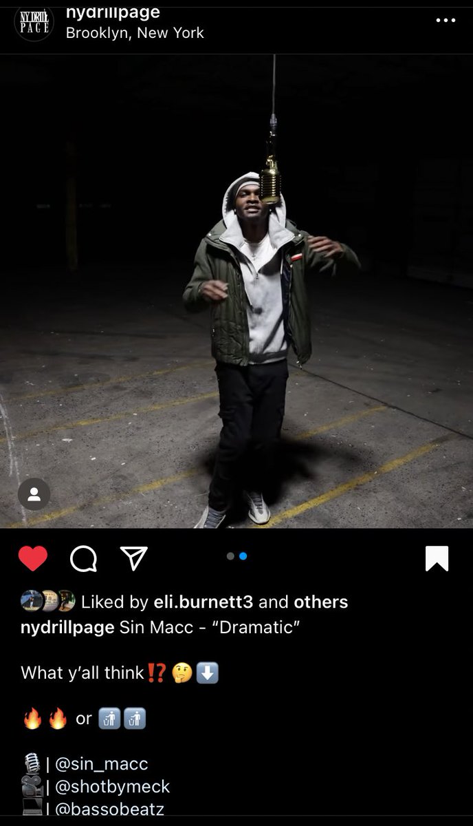 SinMacc's tweet photo. GO CHECK ME OUT IN “NYDRILLPAGE” on INSTAGRAM 
https://t.co/Brng4app8j 
#nydrill #drillmusic #music #video #instagram #artist #rapper #YouTube #AppleMusic #Spotify #Upcoming #Brooklyn #hiphop #viral #TrendingNow https://t.co/ZqbLcqjN3P