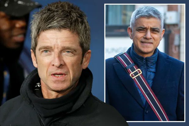 Noel Gallagher SLAMS Sadiq Khan 🗡️🗡️: 'That little weasel-faced c*** of a Mayor who runs this town — I f***ing hate him. You know that kid who got stabbed on Primrose Hill on New Year’s Eve? I heard that on the radio and one of the reporters was saying knife crime has gone down…