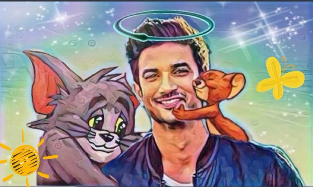 Kuch to hai tujhse Rabaata 💫 Sushant Day 🦋 Happy Birthday Star Boy 🔭✨🍫🎂🎈 #JusticeForSushantSinghRajput @TomBhaiSSRian @sabkapyarajerry [Pic:credit to creator]