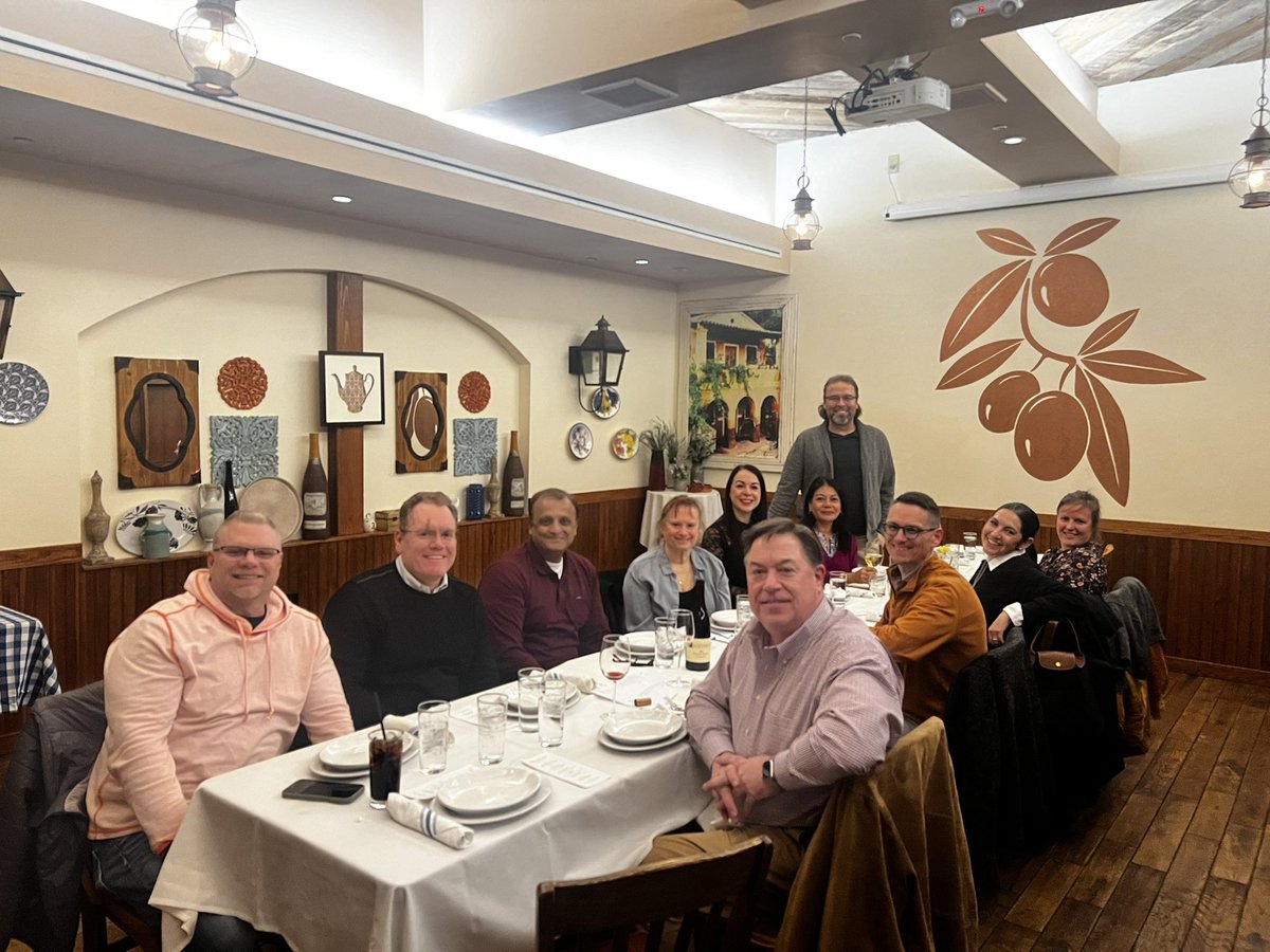 📢 <a href="/ENT_Div_AoM/">ENTDivision_AoM</a> leadership committee members mid winter meeting in #NorthCarolina 🇺🇸 preparing the next #AOM2024 in #Chicago 🚀 over Greek Food 🇬🇷