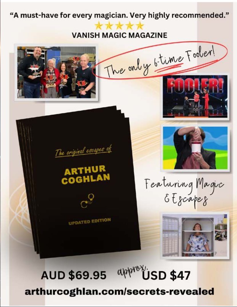 One of Dad’s book of escapes is heading to Folsom, USA. Pretty funny considering there’s a prison in town 😂