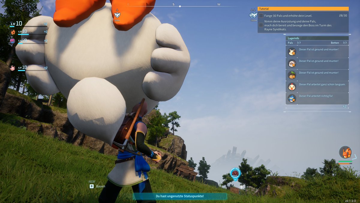 Erstes Shiny :D Das Shiny Chikipi ist ganz schön riesig 😂 #Palworld