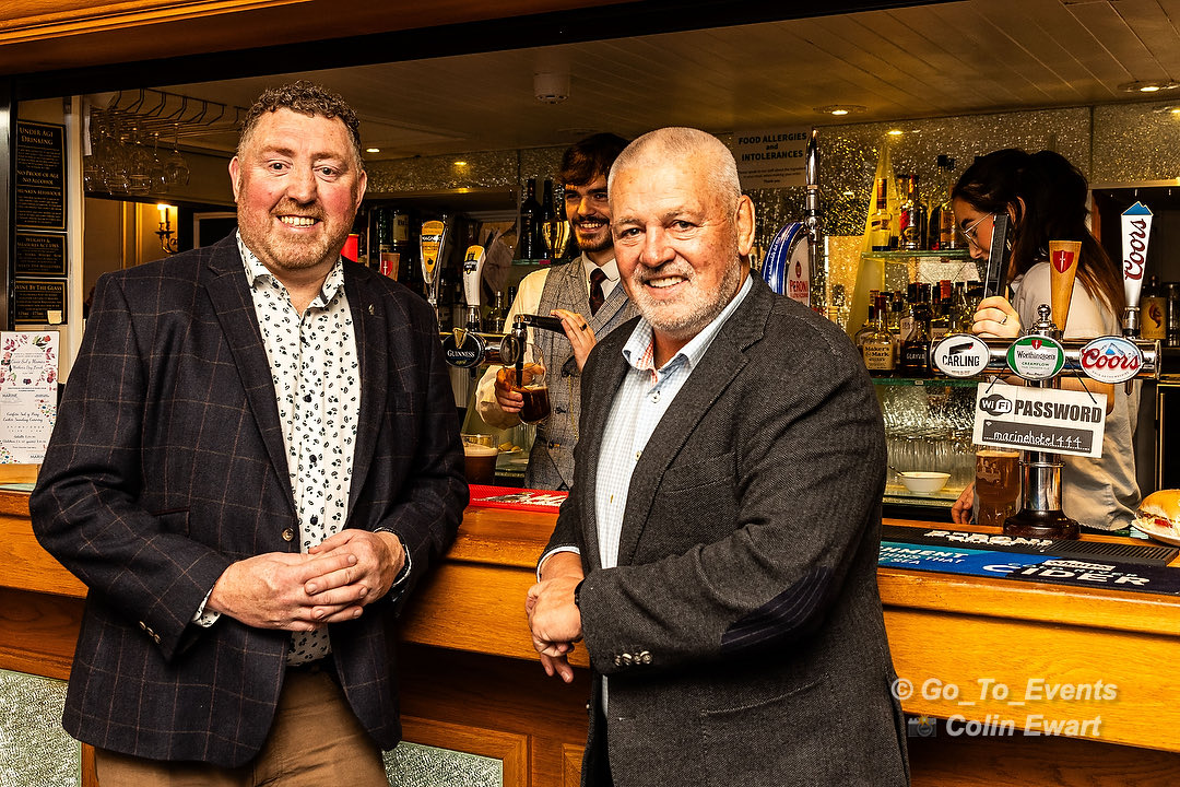 ColinEwart3's tweet image. Some photos from tonight - 20 January  2024: @Go_To_Events - Presents a evening with  Warren Gatland and host @JohnP_Davies  on the 20 January at the Marine Hotel, Aberystwyth.  (Pic by Colin Ewart/Pitchsideimages)