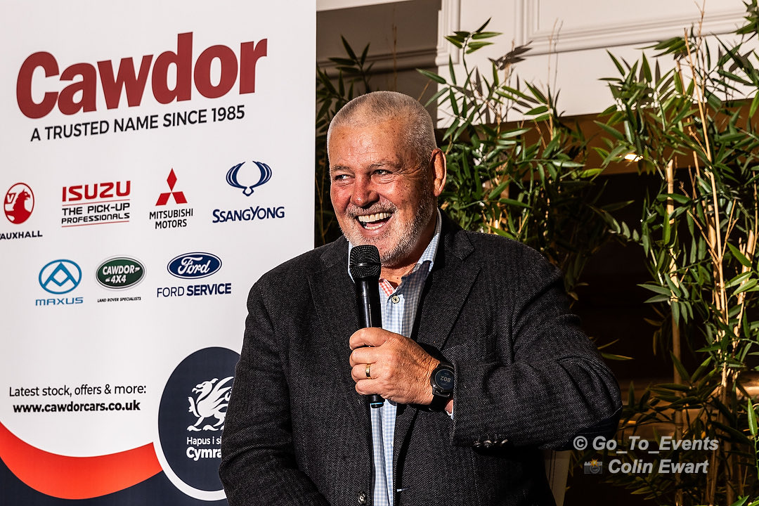 ColinEwart3's tweet image. Some photos from tonight - 20 January  2024: @Go_To_Events - Presents a evening with  Warren Gatland and host @JohnP_Davies  on the 20 January at the Marine Hotel, Aberystwyth.  (Pic by Colin Ewart/Pitchsideimages)
