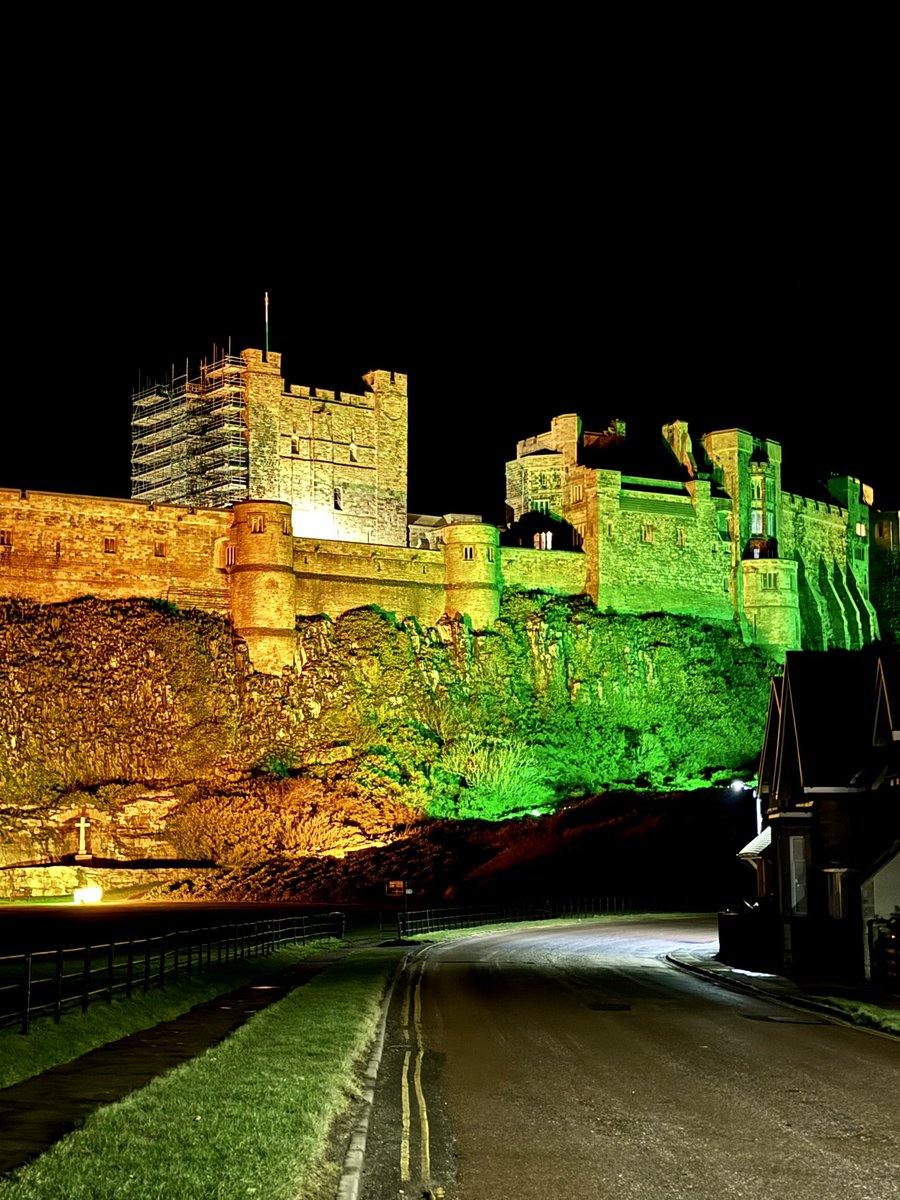 Bamburgh Castle lit up last night #Castle #bamburghcastle #History #Northumberland