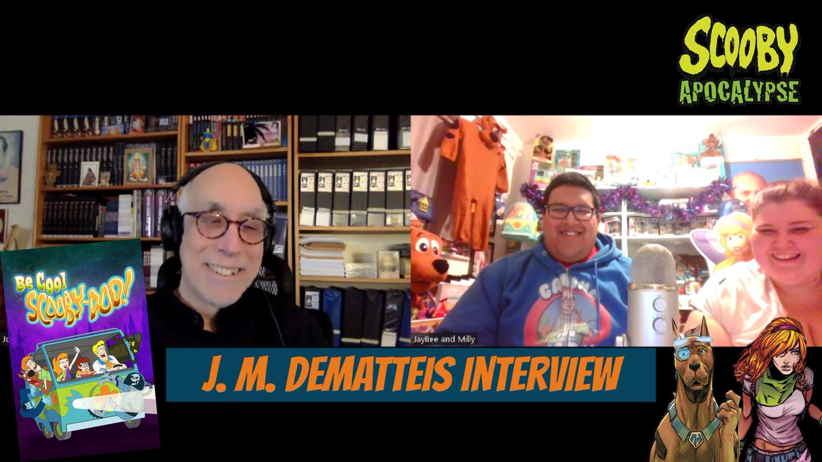 JayMillyVids's tweet photo. The J. M. DeMatteis Interview is out now - https://t.co/oxqe85jYcK #ScoobyDoo #Scoob #ScoobyApocalypse #BeCoolScoobyDoo #Podcast #Interview @JMDeMatteis https://t.co/LTAuhVoynX