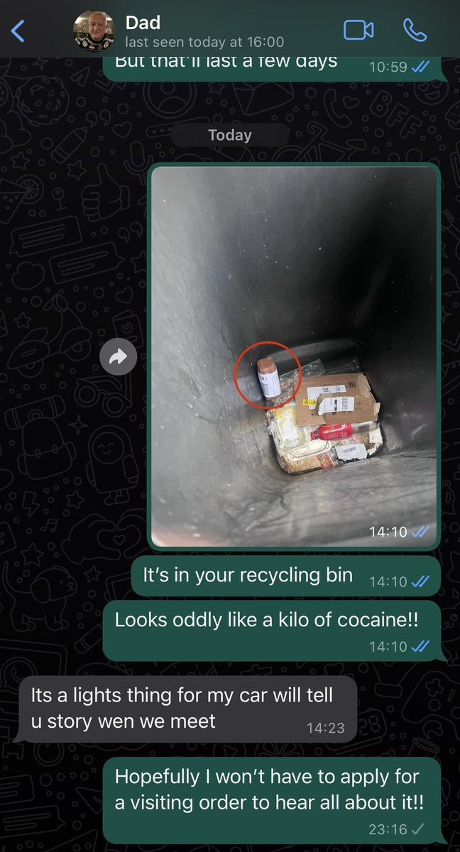 89sparkin's tweet photo. When your Dad is away and he asks you to move his delivery off his doorstep until he is home 🤔😂 https://t.co/TG13T9YXj9