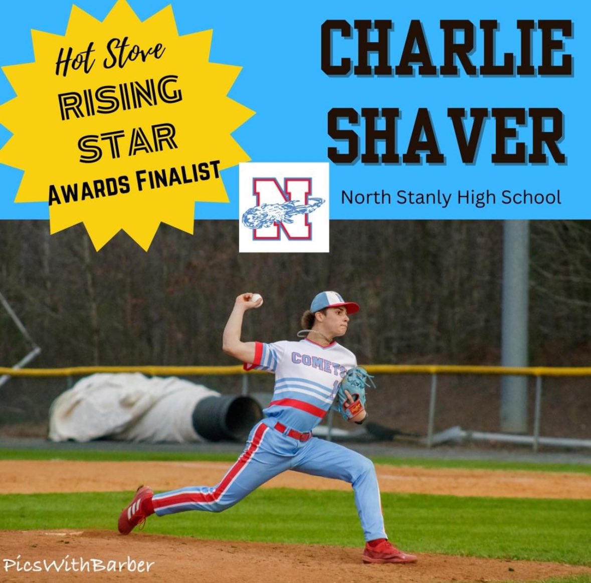 Honered to be nominated for the Hot Stove Rising Star award!! <a href="/SCSportsReport/">Tripp Roakes</a> <a href="/Clemdawg9/">Scott Clemons</a> <a href="/_NSBaseball/">North Stanly Baseball</a> <a href="/PanthersProgram/">SCP Baseball</a>