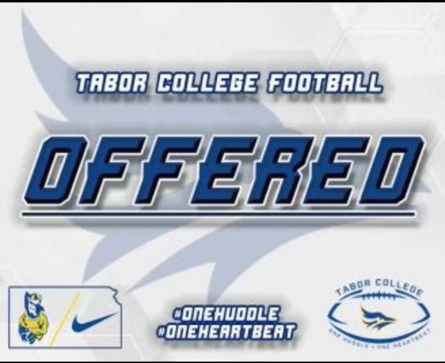 #AGTG Blessed to receive an offer from <a href="/Tabor_Football/">Tabor Football</a> 

<a href="/_Coach_Meza/">Armando Meza-Casillas</a> <a href="/FedeCompan/">Federico Compañ</a>