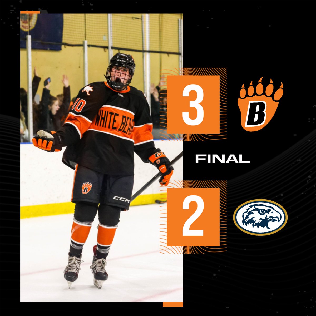 Bears take down Hermantown 3-2!!
