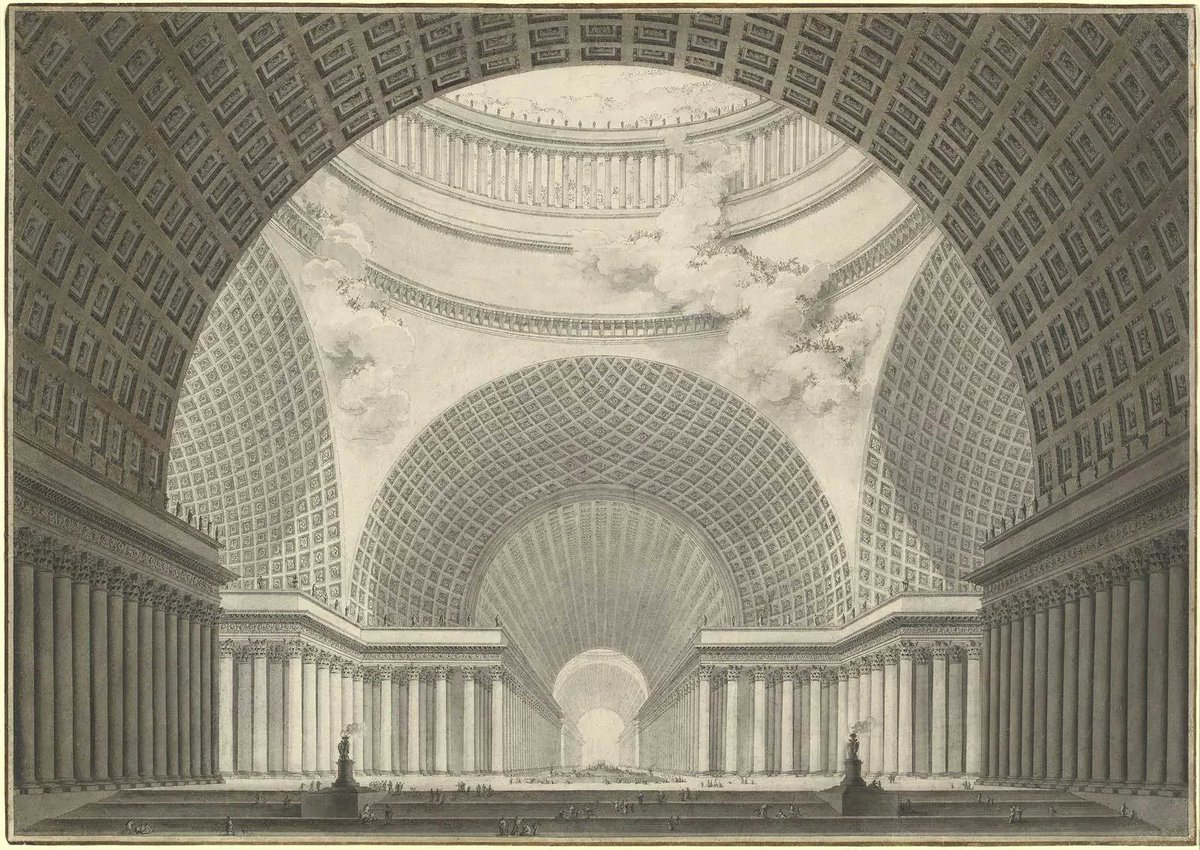 Illustrations by French architect Étienne-Louis Boullée