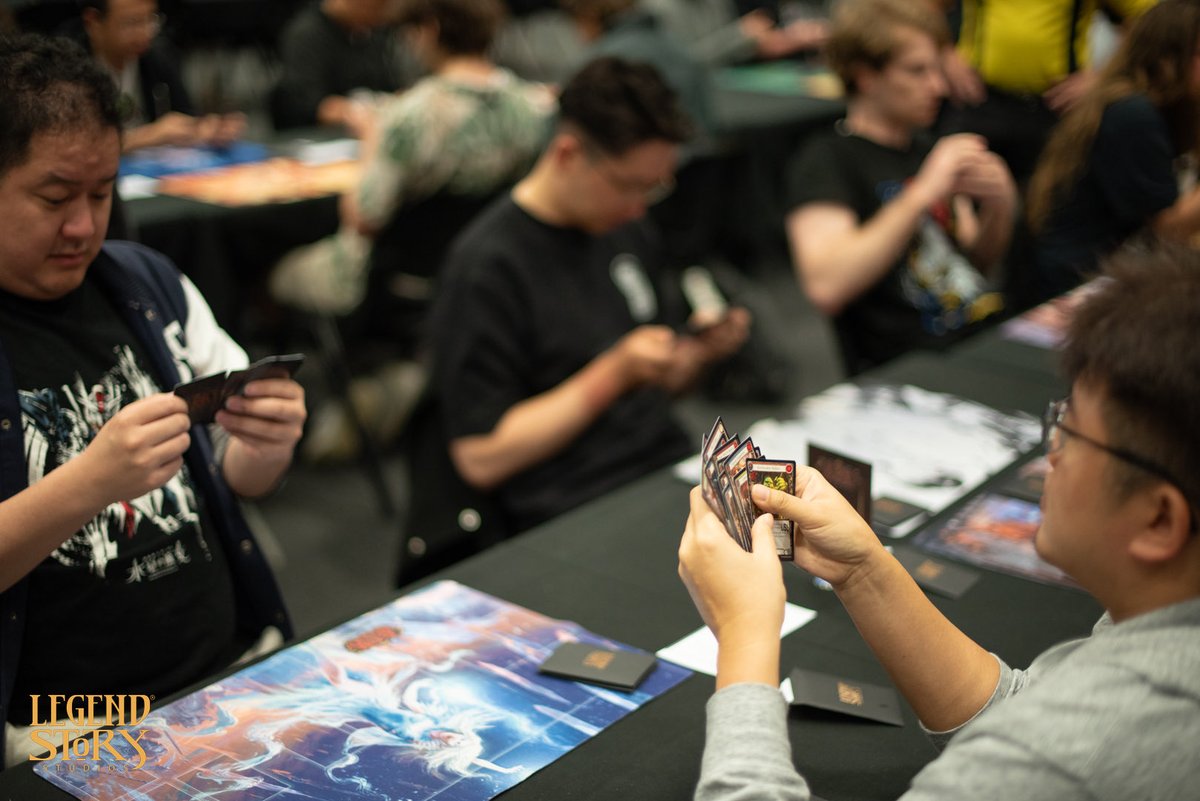 fabtcg's tweet photo. We have the breakdown for Pod 1 of the Top 48 draft live now:

These are the top 8 players from Day 1 - how many of them will make it through to the final act?

Guardian fans… don’t look 🛡️⚒⛈️

#fabtcg #calling2024 #queenstown #day2 https://t.co/9s2nI3I6M7