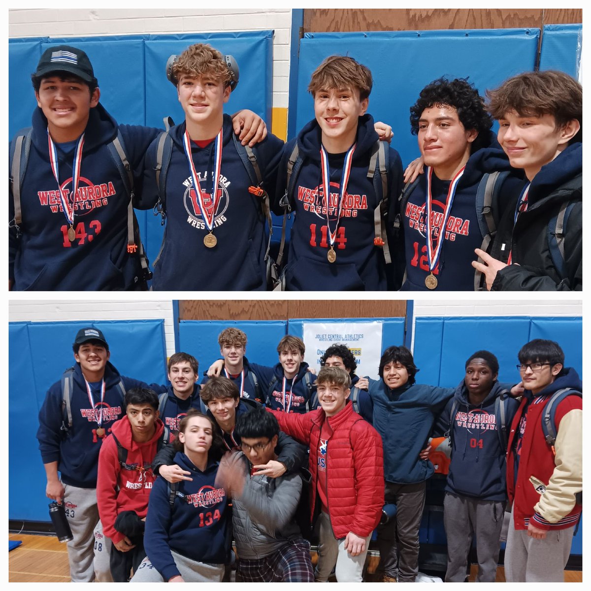 WAHS_Wrest's tweet photo. Congratulations to Aiden (2nd), Evan (3rd), Noah Q.(3rd), Dayne (3rd), Noah C. (3rd) and the rest of the team on a hard fought SPC tournament! https://t.co/UdG8gimVm5