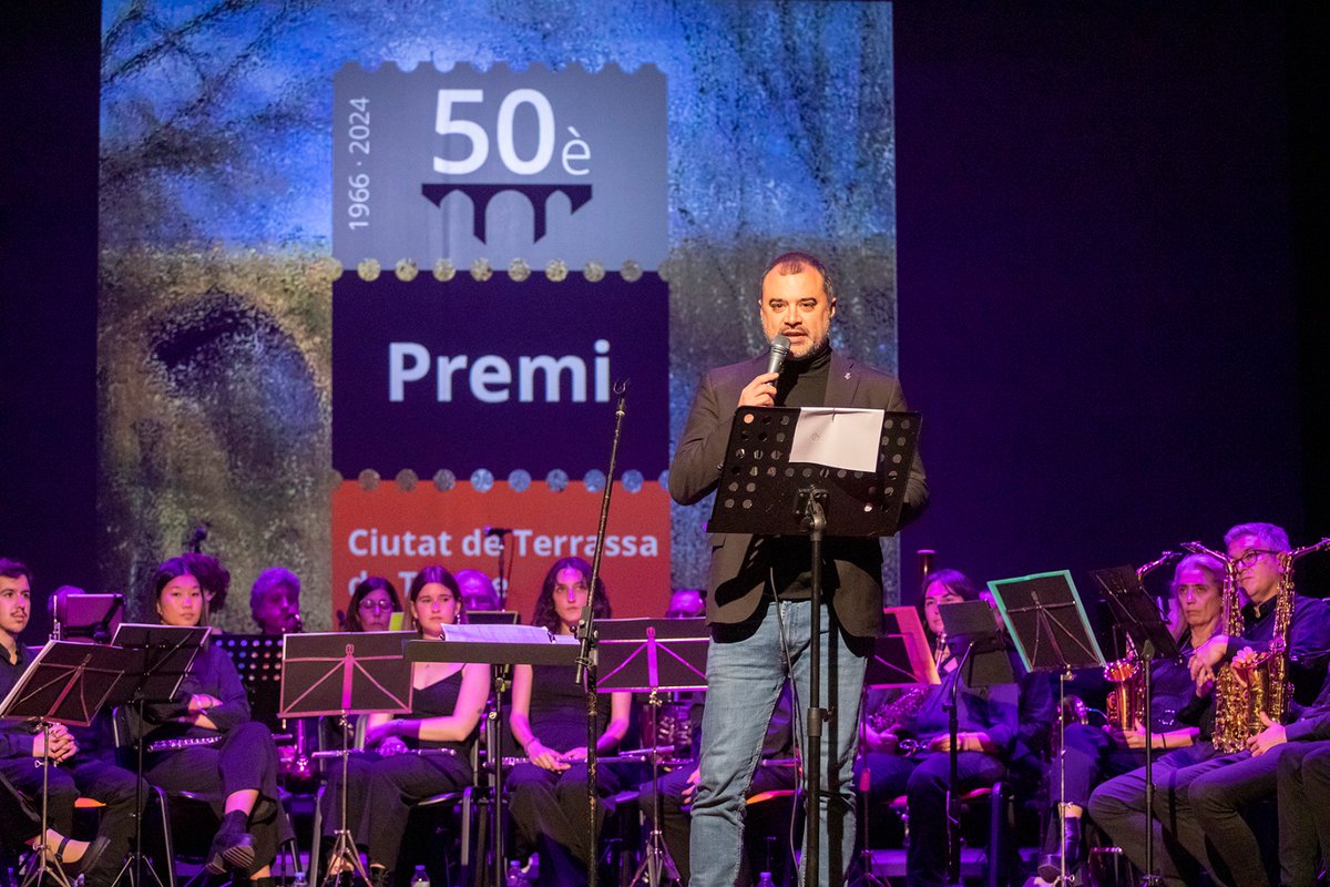 jordi_ballart's tweet image. 🎭 Aquest vespre he participat a l’acte inaugural de la 5️⃣0️⃣a edició del Premi Ciutat de Terrassa de Teatre a la @SalaCrespi.

5️⃣0️⃣ anys que consoliden el guardó com una de les cites culturals i teatrals de referència dins i fora de #Terrassa. 

🥳 Per molts anys, @casalstpere!