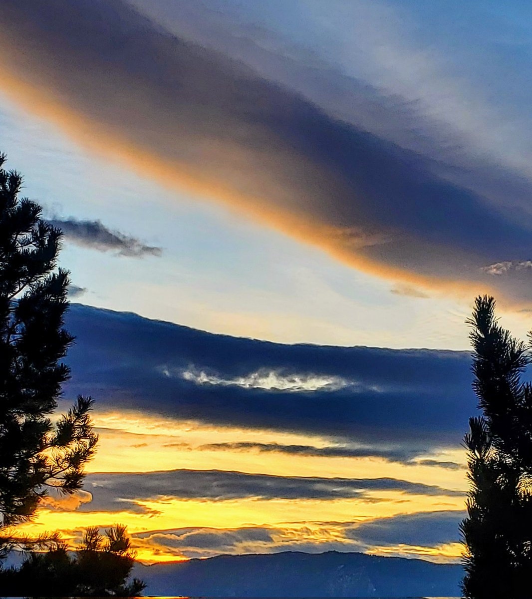 🧡💛
Gorgeous sunset last night!😌
#skygazing 
#GodsPaintbrush 
✨️🕊🙏🏼